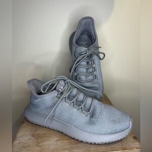 Women’s Adidas Tubular Grey Sparkle Sneaker